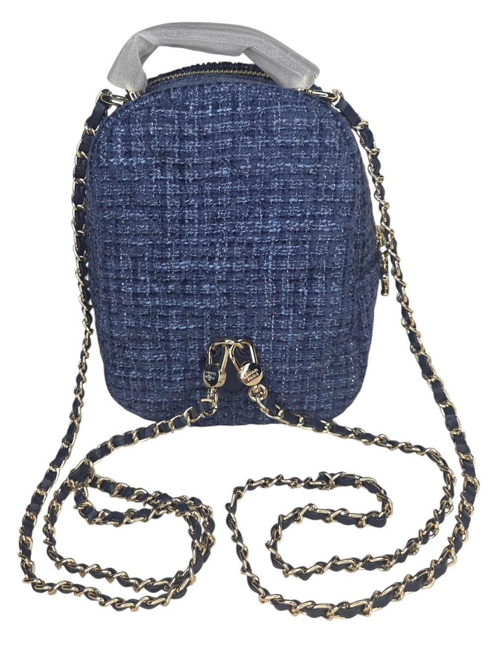 Chanel Blue Tweed Mini Backpack with Box - GWP - Picture 2 of 11